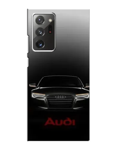 Чехол для Samsung Galaxy Note 20 Ultra с картинкой «Audi — градиентный контур»