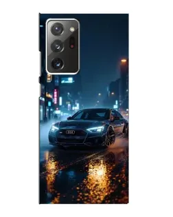 Чехол для Samsung Galaxy Note 20 Ultra с картинкой «Ночной город и Audi»