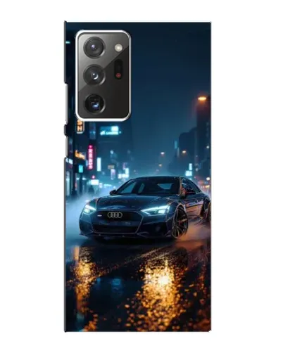 Чехол для Samsung Galaxy Note 20 Ultra с картинкой «Ночной город и Audi»