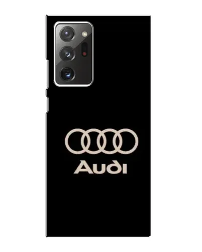 Чехол для Samsung Galaxy Note 20 Ultra с картинкой «Audi — золотой логотип»