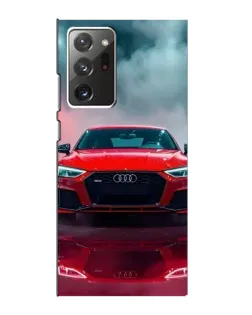 Чехол для Samsung Galaxy Note 20 Ultra с картинкой «Audi RS — красный стиль»