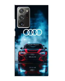 Чехол для Samsung Galaxy Note 20 Ultra с картинкой «Audi Sport — неон»
