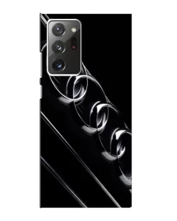 Чехол для Samsung Galaxy Note 20 Ultra с картинкой «Audi — абстрактные кольца»