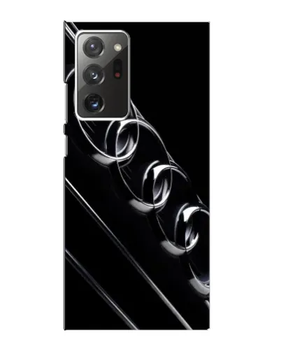 Чехол для Samsung Galaxy Note 20 Ultra с картинкой «Audi — абстрактные кольца»