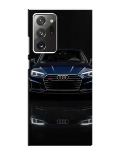 Чехол для Samsung Galaxy Note 20 Ultra с картинкой «Audi — ночное отражение»