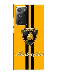 Чохол для Samsung Galaxy Note 20 Ultra з картинкою «Lamborghini Stripe жовтий»