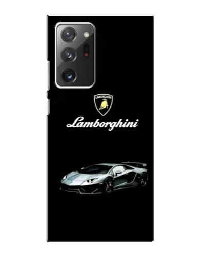 Чехол для Samsung Galaxy Note 20 Ultra с картинкой «Логотип Lamborghini классика»