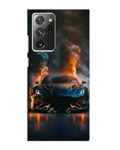 Чехол для Samsung Galaxy Note 20 Ultra с картинкой «Lamborghini дымная эстетика»