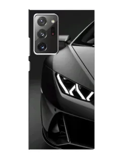 Чехол для Samsung Galaxy Note 20 Ultra с картинкой «Lamborghini фары детализация»
