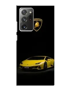 Чехол для Samsung Galaxy Note 20 Ultra с картинкой «Lamborghini желтый акцент»