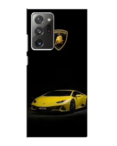 Чехол для Samsung Galaxy Note 20 Ultra с картинкой «Lamborghini желтый акцент»