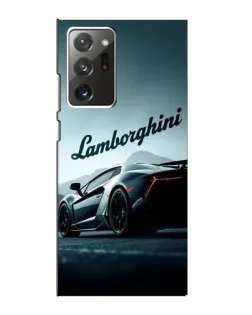 Чехол для Samsung Galaxy Note 20 Ultra с картинкой «Классическая надпись Lamborghini»