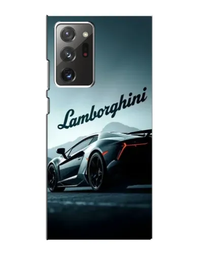 Чехол для Samsung Galaxy Note 20 Ultra с картинкой «Классическая надпись Lamborghini»