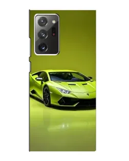 Чехол для Samsung Galaxy Note 20 Ultra с картинкой «Салатовый Lamborghini Huracan»
