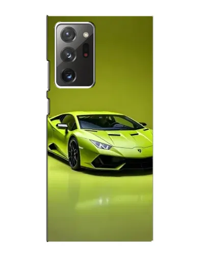 Чехол для Samsung Galaxy Note 20 Ultra с картинкой «Салатовый Lamborghini Huracan»