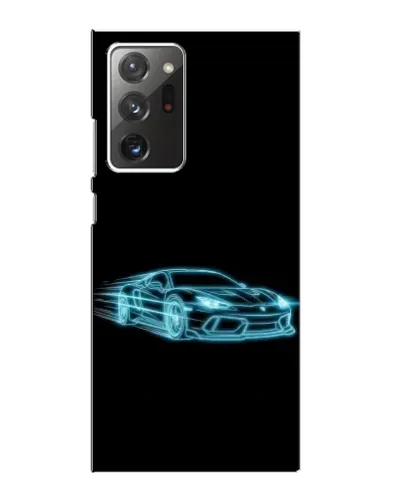 Чехол для Samsung Galaxy Note 20 Ultra с картинкой «Неоновый контур Lamborghini»