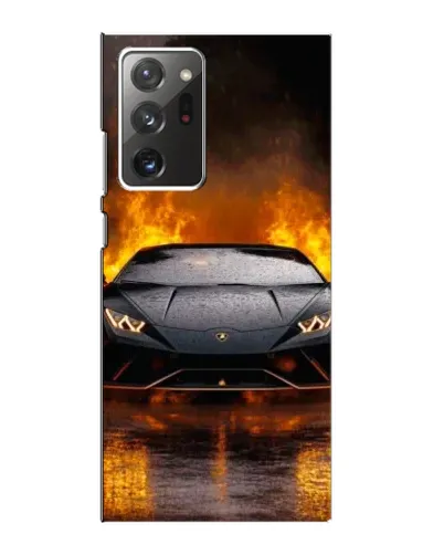 Чехол для Samsung Galaxy Note 20 Ultra с картинкой «Lamborghini в огне»