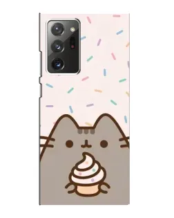 Чехол для Samsung Galaxy Note 20 Ultra с картинкой «Пушин с кексом»