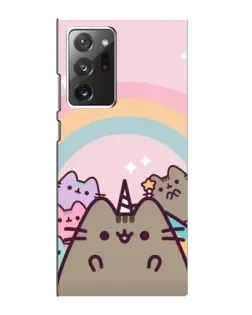 Чехол для Samsung Galaxy Note 20 Ultra с картинкой «Единорог Pusheen»