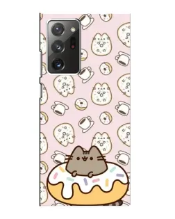 Чехол для Samsung Galaxy Note 20 Ultra с картинкой «Пушин на пончике»