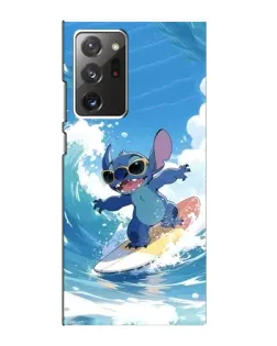 Чехол для Samsung Galaxy Note 20 Ultra с картинкой «Стич на волне»