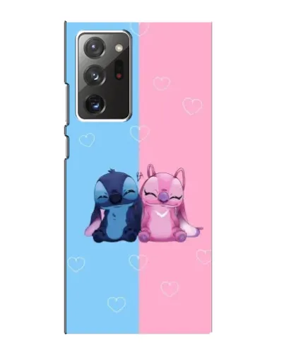 Чехол для Samsung Galaxy Note 20 Ultra с картинкой «Stitch и Angel Love»