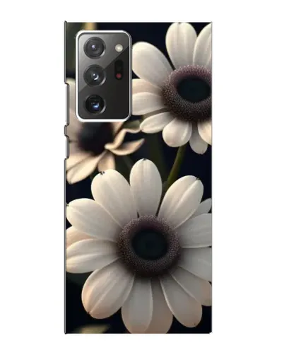 Чехол для Samsung Galaxy Note 20 Ultra с картинкой «Белые маргаритки макро»
