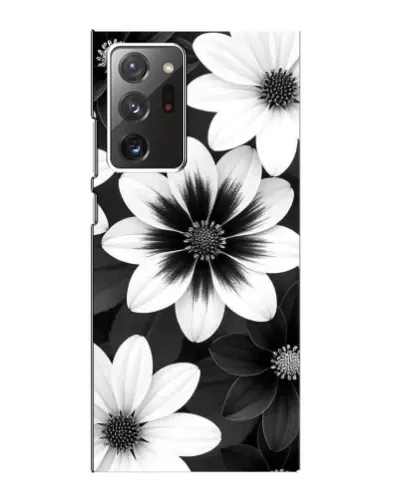 Чехол для Samsung Galaxy Note 20 Ultra с картинкой «Монохромные астры»