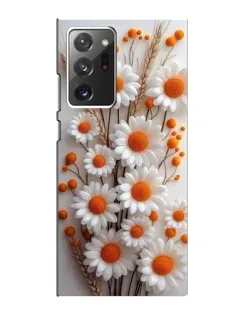 Чехол для Samsung Galaxy Note 20 Ultra с картинкой «Белые сухоцветы»