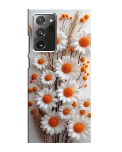 Чехол для Samsung Galaxy Note 20 Ultra с картинкой «Белые сухоцветы»