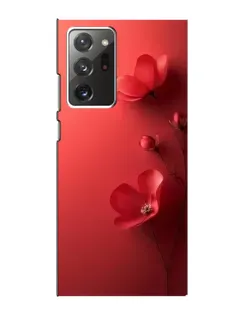 Чехол для Samsung Galaxy Note 20 Ultra с картинкой «Маковые соцветия»