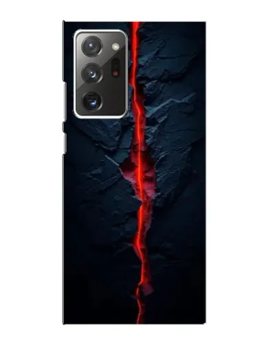 Чехол для Samsung Galaxy Note 20 Ultra с картинкой «Kрасная лавовая трещина»