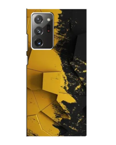 Чехол для Samsung Galaxy Note 20 Ultra с картинкой «Золотые осколки геометрии»