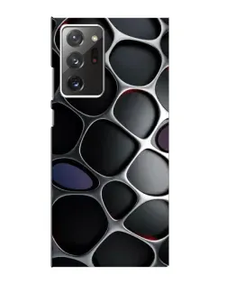 Чехол для Samsung Galaxy Note 20 Ultra с картинкой «Объемная темная решетка»
