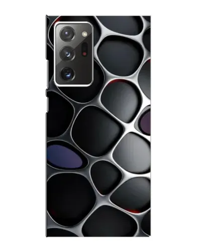 Чехол для Samsung Galaxy Note 20 Ultra с картинкой «Объемная темная решетка»