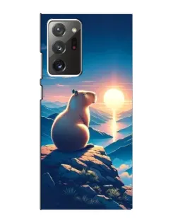 Чохол для Samsung Galaxy Note 20 Ultra з картинкою «Захід сонця з капібарою» Чохол для Samsung Galaxy Note 20 Ultra з картинкою «Захід сонця з капібарою»