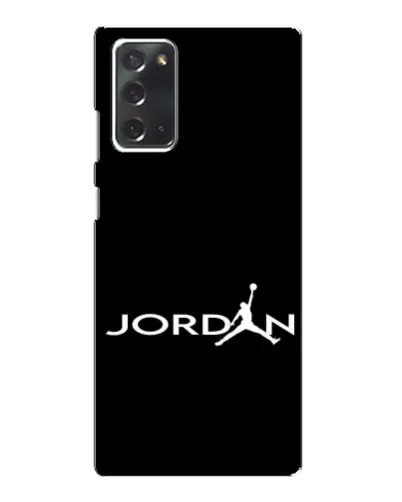 Чехол для Samsung Galaxy Note 20 с картинкой «Jordan White Logo»