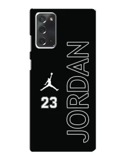 Чехол для Samsung Galaxy Note 20 с картинкой «Jordan Vertical»