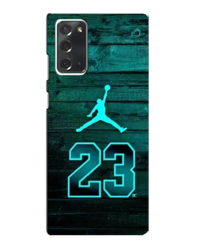 Чехол для Samsung Galaxy Note 20 с картинкой «Jordan Cyan 23»