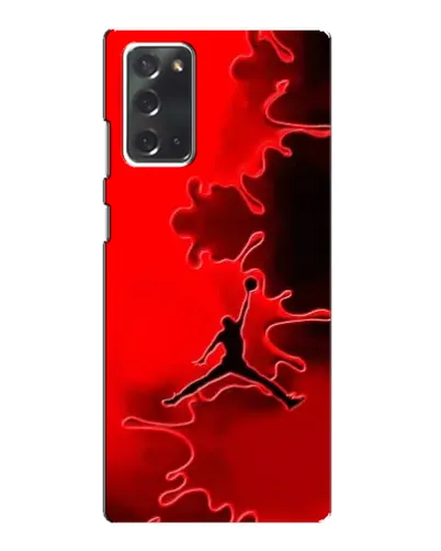 Чехол для Samsung Galaxy Note 20 с картинкой «Jordan Red Smoke»
