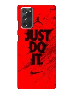 Чехол для Samsung Galaxy Note 20 с картинкой «Nike Just Do It»