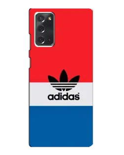 Чехол для Samsung Galaxy Note 20 с картинкой «Ретро блоки Adidas»
