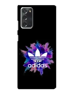 Чехол для Samsung Galaxy Note 20 с картинкой «Взрыв красок Adidas»