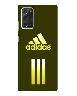 Чехол для Samsung Galaxy Note 20 с картинкой «Оливковый градиент Adidas»