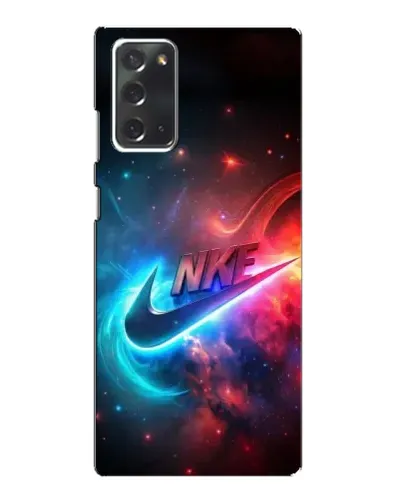 Чохол для Samsung Galaxy Note 20 з картинкою «Вогняний логотип Nike»