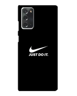 Чохол для Samsung Galaxy Note 20 з картинкою «Мінімалізм від Nike»