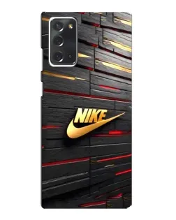 Чохол для Samsung Galaxy Note 20 з картинкою «Золотий Nike на металі»