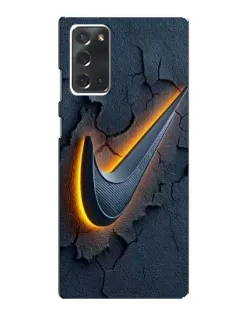 Чохол для Samsung Galaxy Note 20 з картинкою «Об'ємний логотип Найк»