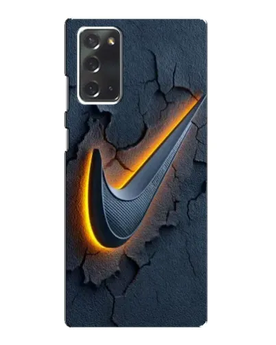 Чохол для Samsung Galaxy Note 20 з картинкою «Об'ємний логотип Найк»