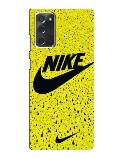 Чохол для Samsung Galaxy Note 20 з картинкою «Жовтий текстурний Nike»